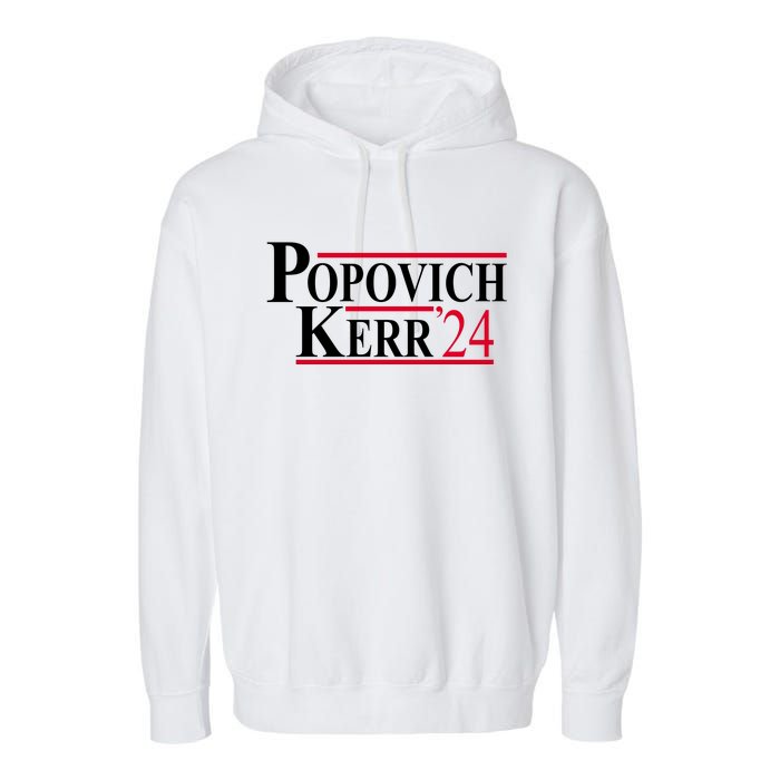 Popovich Kerr 2024 Election Garment-Dyed Fleece Hoodie