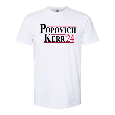 Popovich Kerr 2024 Election Softstyle CVC T-Shirt