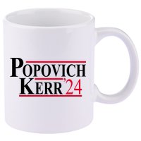 Popovich Kerr 2024 Election 11oz C Handle Ceramic Mug