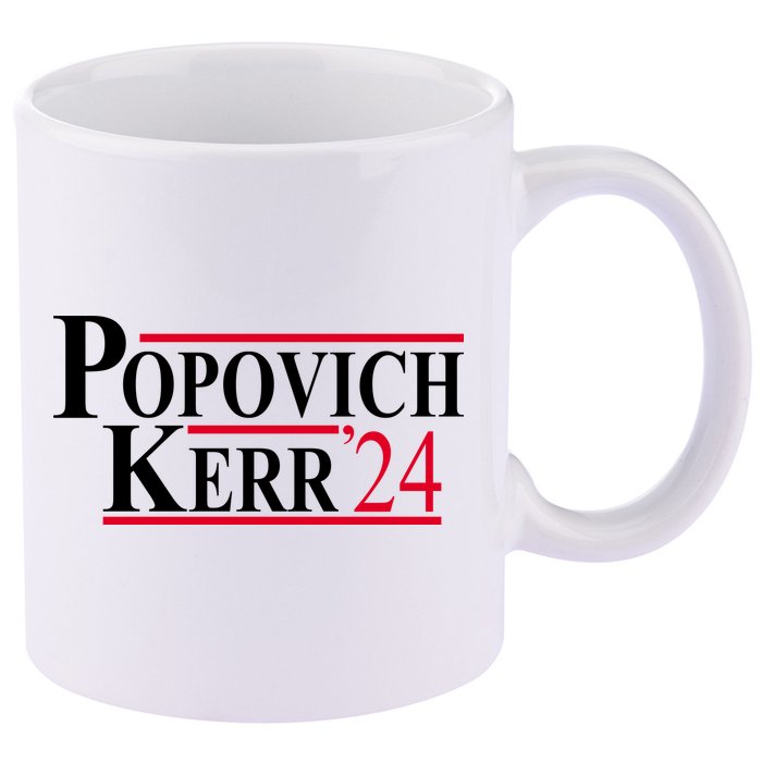 Popovich Kerr 2024 Election 11oz C Handle Ceramic Mug