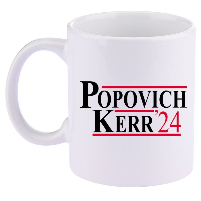 Popovich Kerr 2024 Election 11oz C Handle Ceramic Mug