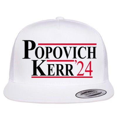 Popovich Kerr 2024 Election Flat Bill Trucker Hat