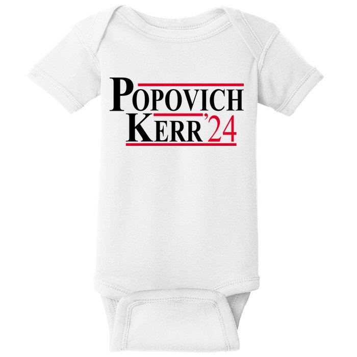 Popovich Kerr 2024 Election Baby Bodysuit