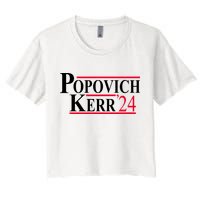 Popovich Kerr 2024 Election Women's Crop Top Tee