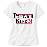 Popovich Kerr 2024 Election Womens T-Shirt