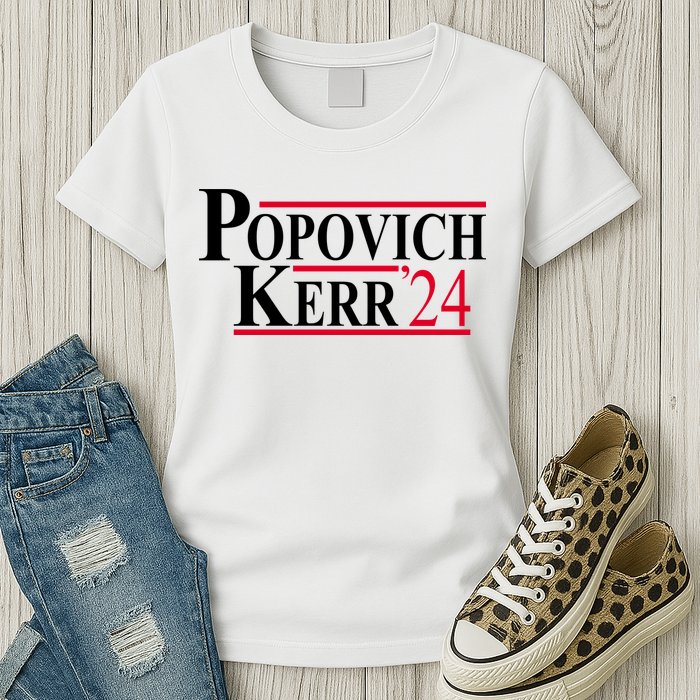 Popovich Kerr 2024 Election Womens T-Shirt