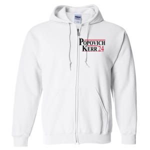 Popovich Kerr 2024 Election Full Zip Hoodie