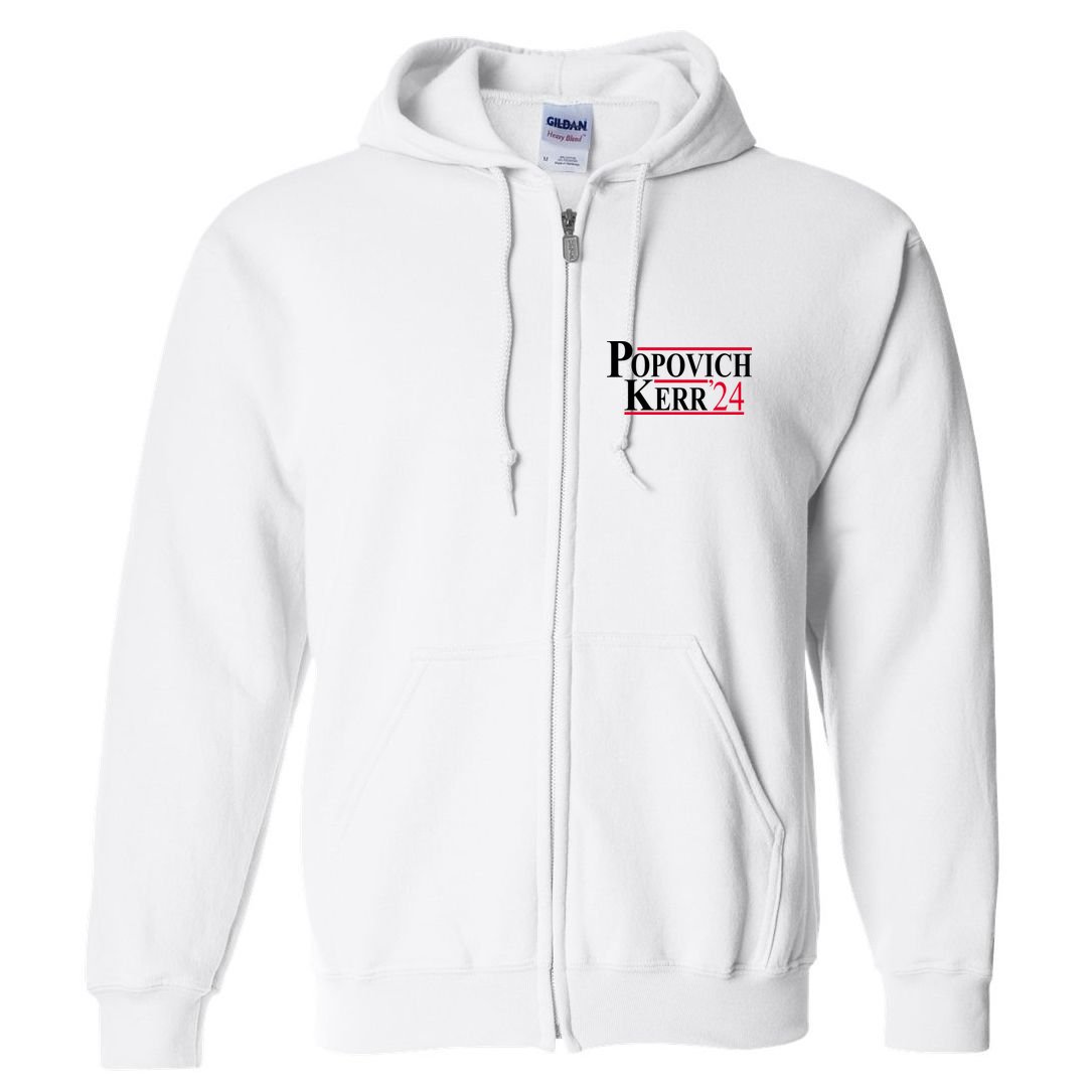 Popovich Kerr 2024 Election Full Zip Hoodie