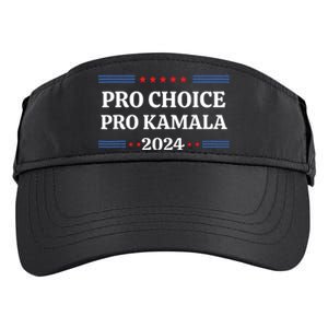 Pro Kamala 2024 Feminist Women Rights Harris Adult Drive Performance Visor