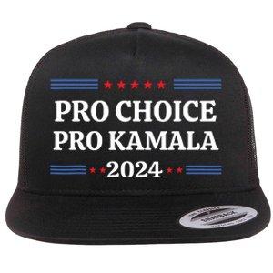 Pro Kamala 2024 Feminist Women Rights Harris Flat Bill Trucker Hat