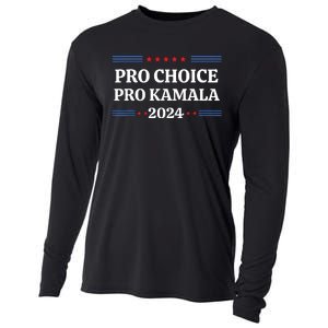 Pro Kamala 2024 Feminist Women Rights Harris Cooling Performance Long Sleeve Crew