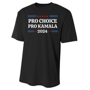 Pro Kamala 2024 Feminist Women Rights Harris Performance Sprint T-Shirt