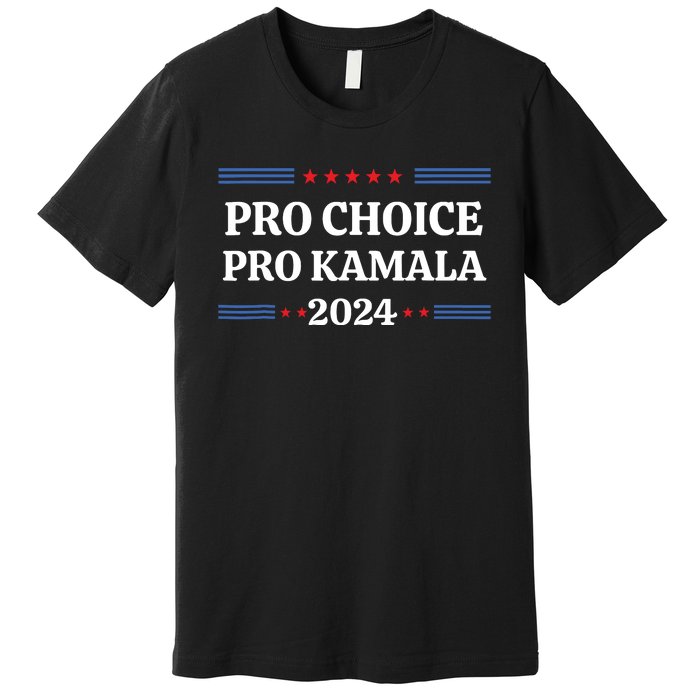 Pro Kamala 2024 Feminist Women Rights Harris Premium T-Shirt