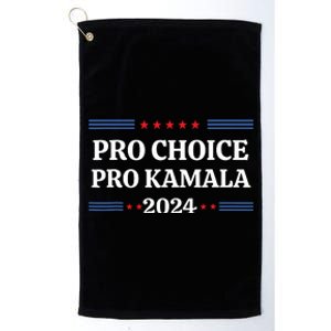 Pro Kamala 2024 Feminist Women Rights Harris Platinum Collection Golf Towel