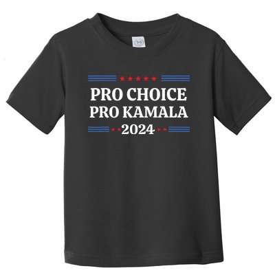 Pro Kamala 2024 Feminist Women Rights Harris Toddler T-Shirt