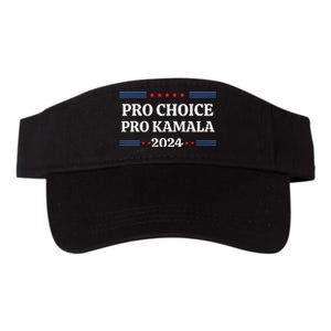 Pro Kamala 2024 Feminist Women Rights Harris Valucap Bio-Washed Visor