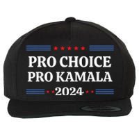 Pro Kamala 2024 Feminist Women Rights Harris Wool Snapback Cap