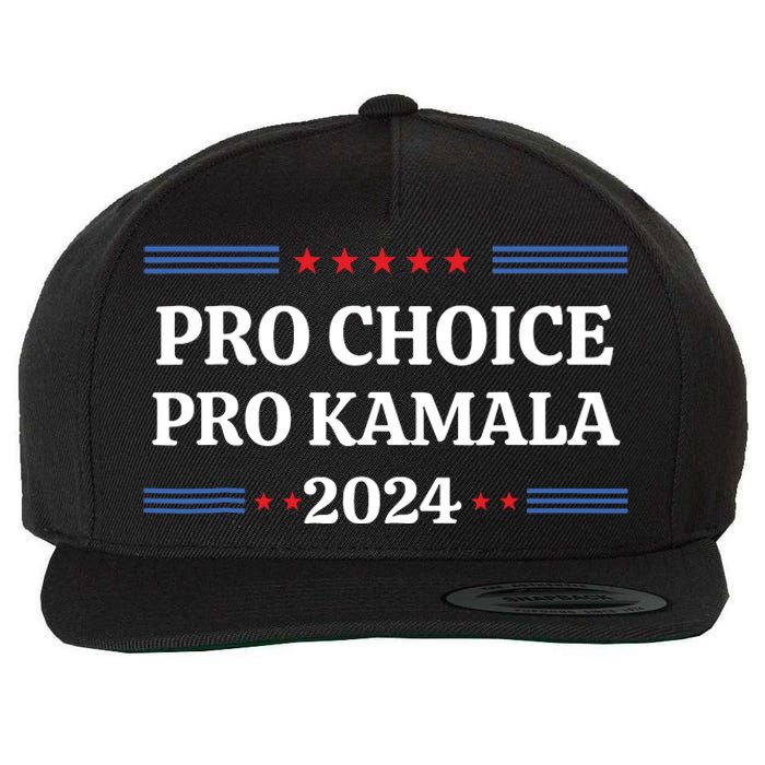 Pro Kamala 2024 Feminist Women Rights Harris Wool Snapback Cap