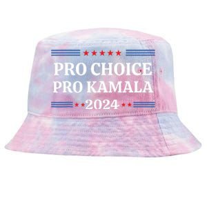 Pro Kamala 2024 Feminist Women Rights Harris Tie-Dyed Bucket Hat