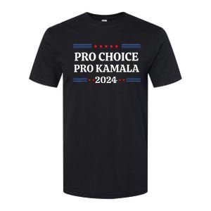 Pro Kamala 2024 Feminist Women Rights Harris Softstyle CVC T-Shirt