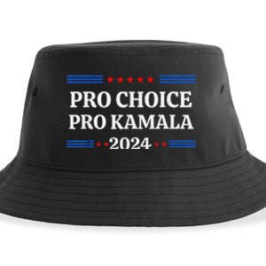 Pro Kamala 2024 Feminist Rights Harris Sustainable Bucket Hat