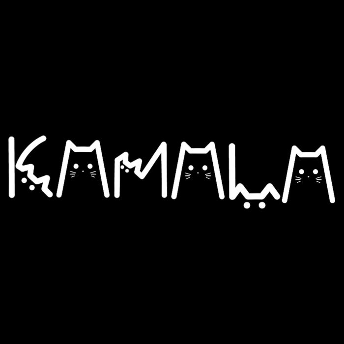 President Kamala 2024 Kamala Cat Letter Font Design Polo