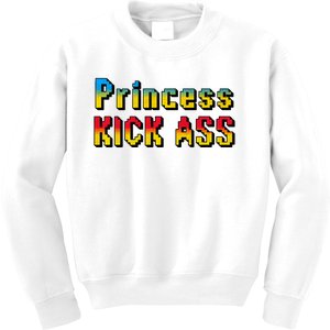 Princess Kick Ass Empowering Apparel For Modern Women Kids Sweatshirt