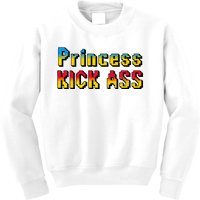 Princess Kick Ass Empowering Apparel For Modern Women Kids Sweatshirt