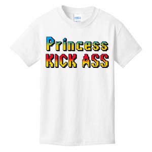 Princess Kick Ass Empowering Apparel For Modern Women Kids T-Shirt