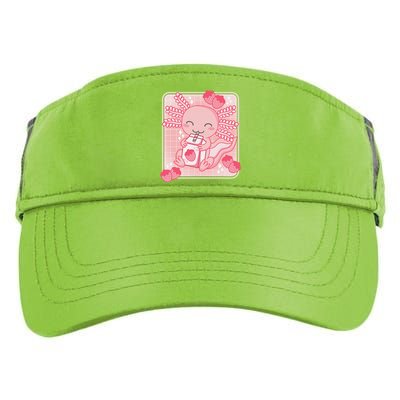 Pink Kawaii Aesthetic Axolotl Japanese Strawberry Milk Anime  Adult Drive Performance Visor