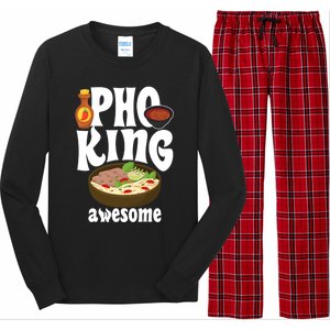 Pho King Awesome Vietnamese Cuisine Noodle Soup Ramen Asia Long Sleeve Pajama Set