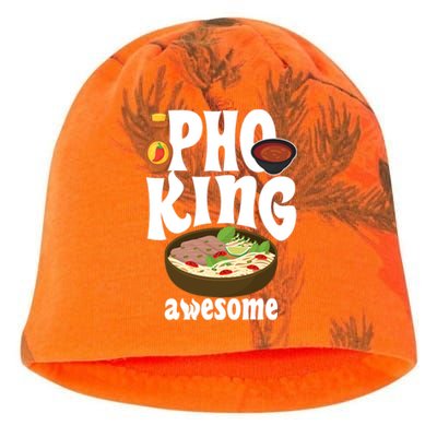 Pho King Awesome Vietnamese Cuisine Noodle Soup Ramen Asia Kati - Camo Knit Beanie