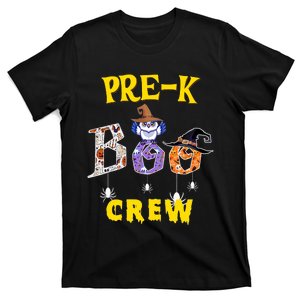 Pre K Boo Crew Halloween Teacher T-Shirt