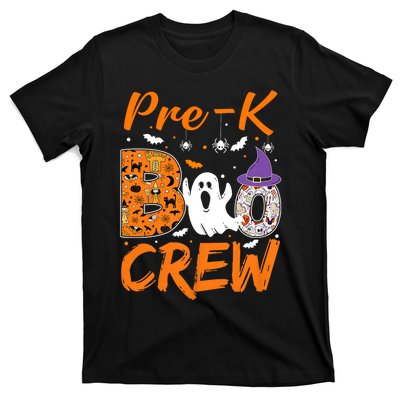 Pre K Boo Crew Teacher Student Halloween Pre Kindergarten T-Shirt