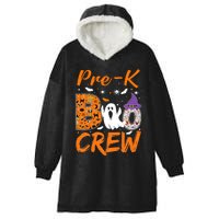 Pre K Boo Crew Teacher Student Halloween Pre Kindergarten Hooded Wearable Blanket