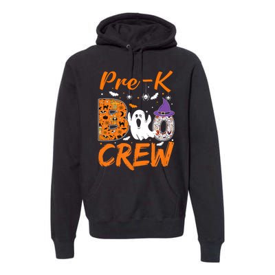 Pre K Boo Crew Teacher Student Halloween Pre Kindergarten Premium Hoodie