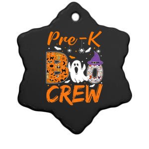 Pre K Boo Crew Teacher Student Halloween Pre Kindergarten Ceramic Star Ornament