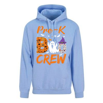 Pre K Boo Crew Teacher Student Halloween Pre Kindergarten Unisex Surf Hoodie