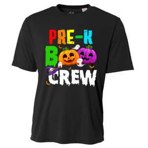 Pre K Boo Crew Funny Halloween Costume Teachers Cooling Performance Crew T-Shirt