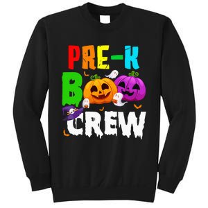 Pre K Boo Crew Funny Halloween Costume Teachers Sweatshirt