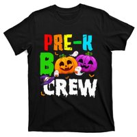 Pre K Boo Crew Funny Halloween Costume Teachers T-Shirt