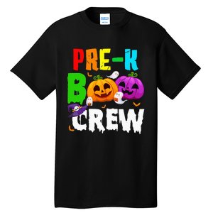 Pre K Boo Crew Funny Halloween Costume Teachers Tall T-Shirt