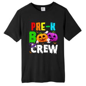 Pre K Boo Crew Funny Halloween Costume Teachers Tall Fusion ChromaSoft Performance T-Shirt