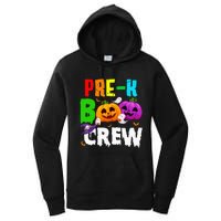 Pre K Boo Crew Funny Halloween Costume Teachers Women's Pullover Hoodie