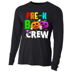 Pre K Boo Crew Funny Halloween Costume Teachers Cooling Performance Long Sleeve Crew