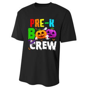 Pre K Boo Crew Funny Halloween Costume Teachers Performance Sprint T-Shirt