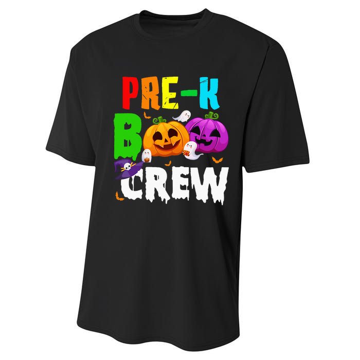 Pre K Boo Crew Funny Halloween Costume Teachers Performance Sprint T-Shirt