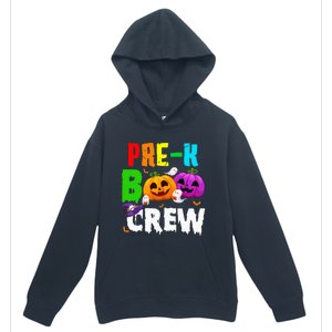 Pre K Boo Crew Funny Halloween Costume Teachers Urban Pullover Hoodie