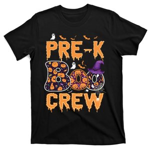 Pre K Boo Crew Teachers Students Halloween Costume T-Shirt