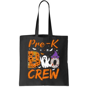 Pre K Boo Crew Teacher Student Halloween Pre Kindergarten Tote Bag